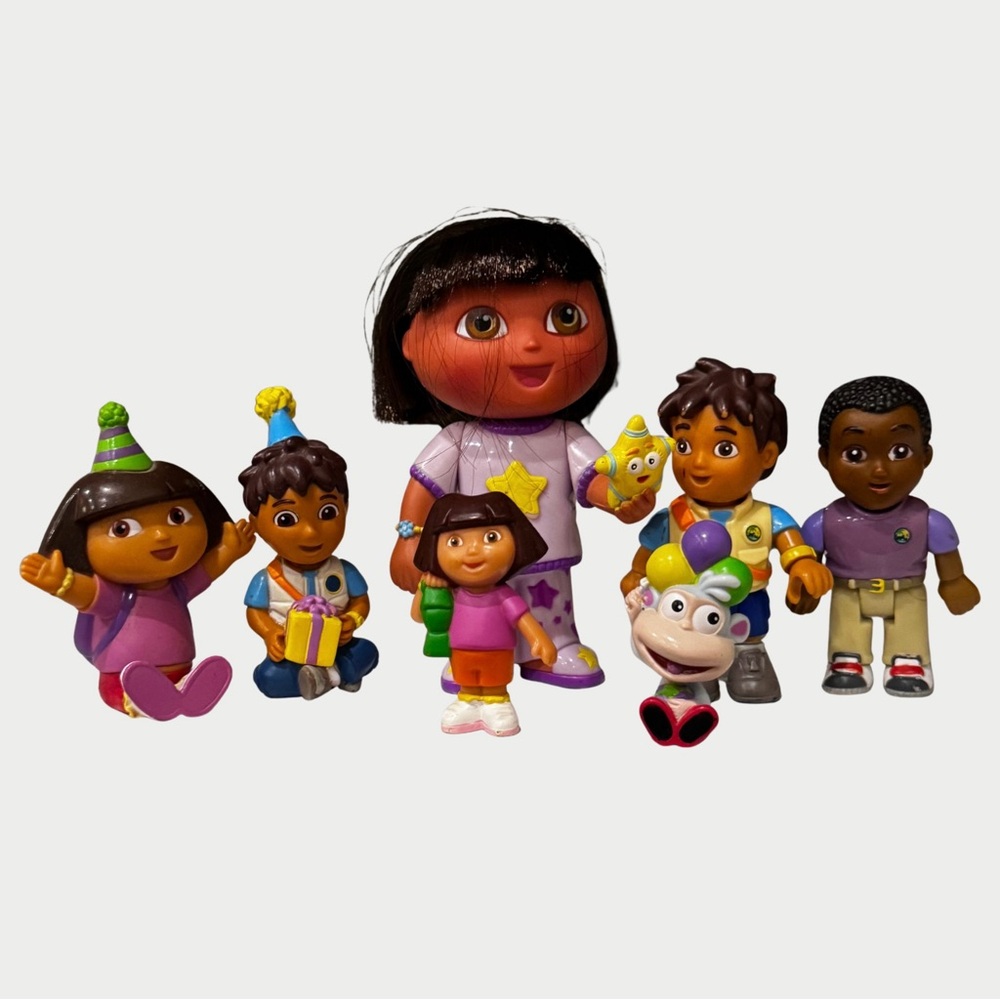 Dora the Explorer PVC Action Figures Cake Toppers